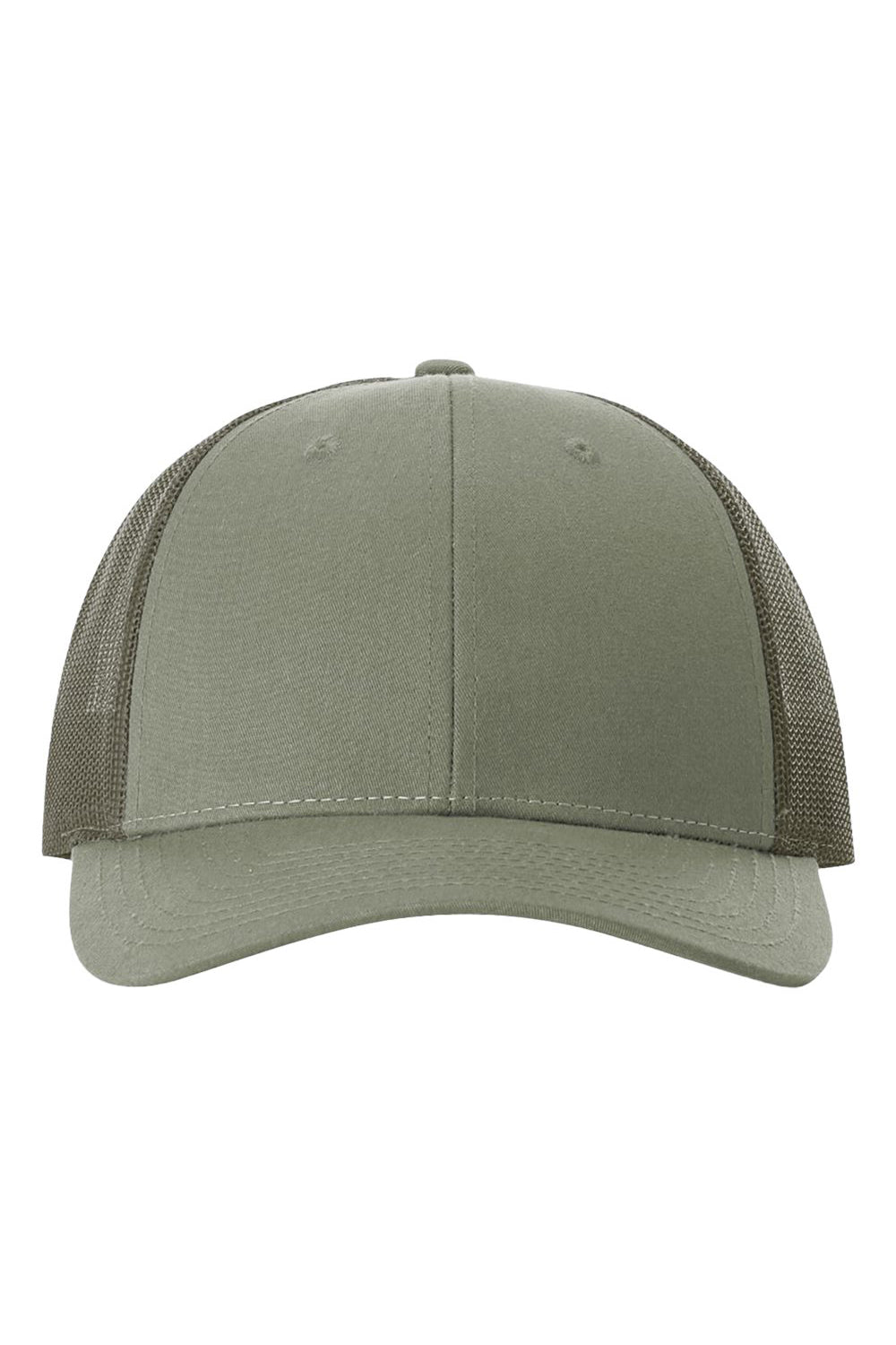 Richardson 115 Mens Low Pro Trucker Hat Loden Green Flat Front