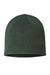 Atlantis Headwear HOLLY Mens Sustainable Beanie Green Bottle Flat Front