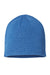 Atlantis Headwear HOLLY Mens Sustainable Beanie Royal Blue Flat Front