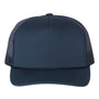 Richardson Mens Foamie Snapback Trucker Hat - Navy Blue - NEW