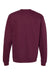 Independent Trading Co. SS3000 Mens Crewneck Sweatshirt Maroon Flat Back