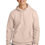 Jerzees Mens Eco Premium Moisture Wicking Hooded Sweatshirt Hoodie w/ Pouch Pocket - Blush Pink