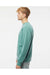 Independent Trading Co. PRM3500 Mens Pigment Dyed Crewneck Sweatshirt Mint Green Model Side