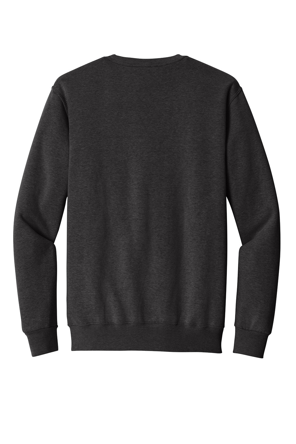 Jerzees 701M/701MR Mens Eco Premium Moisture Wicking Crewneck Sweatshirt Heather Ink Black Flat Back