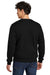 Jerzees 701M/701MR Mens Eco Premium Moisture Wicking Crewneck Sweatshirt Ink Black Model Back