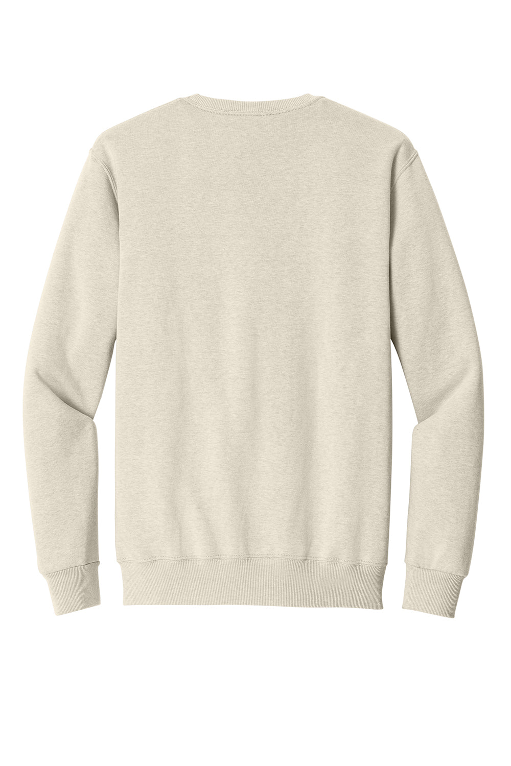 Jerzees 701M/701MR Mens Eco Premium Moisture Wicking Crewneck Sweatshirt Heather Sweet Cream Flat Back