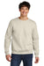 Jerzees 701M/701MR Mens Eco Premium Moisture Wicking Crewneck Sweatshirt Heather Sweet Cream Model Front