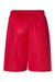 C2 Sport 5107 Mens Mesh Shorts Red Flat Back