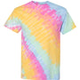 Dyenomite Mens Tilt Tie Dyed Short Sleeve Crewneck T-Shirt - Aerial