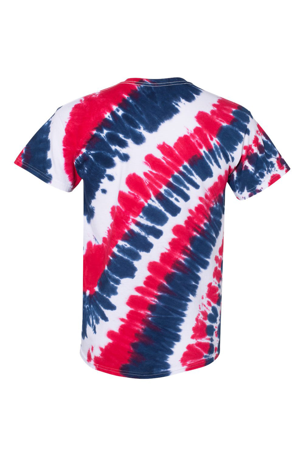 Dyenomite 200TL Mens Tilt Tie Dyed Short Sleeve Crewneck T-Shirt USA Flat Back