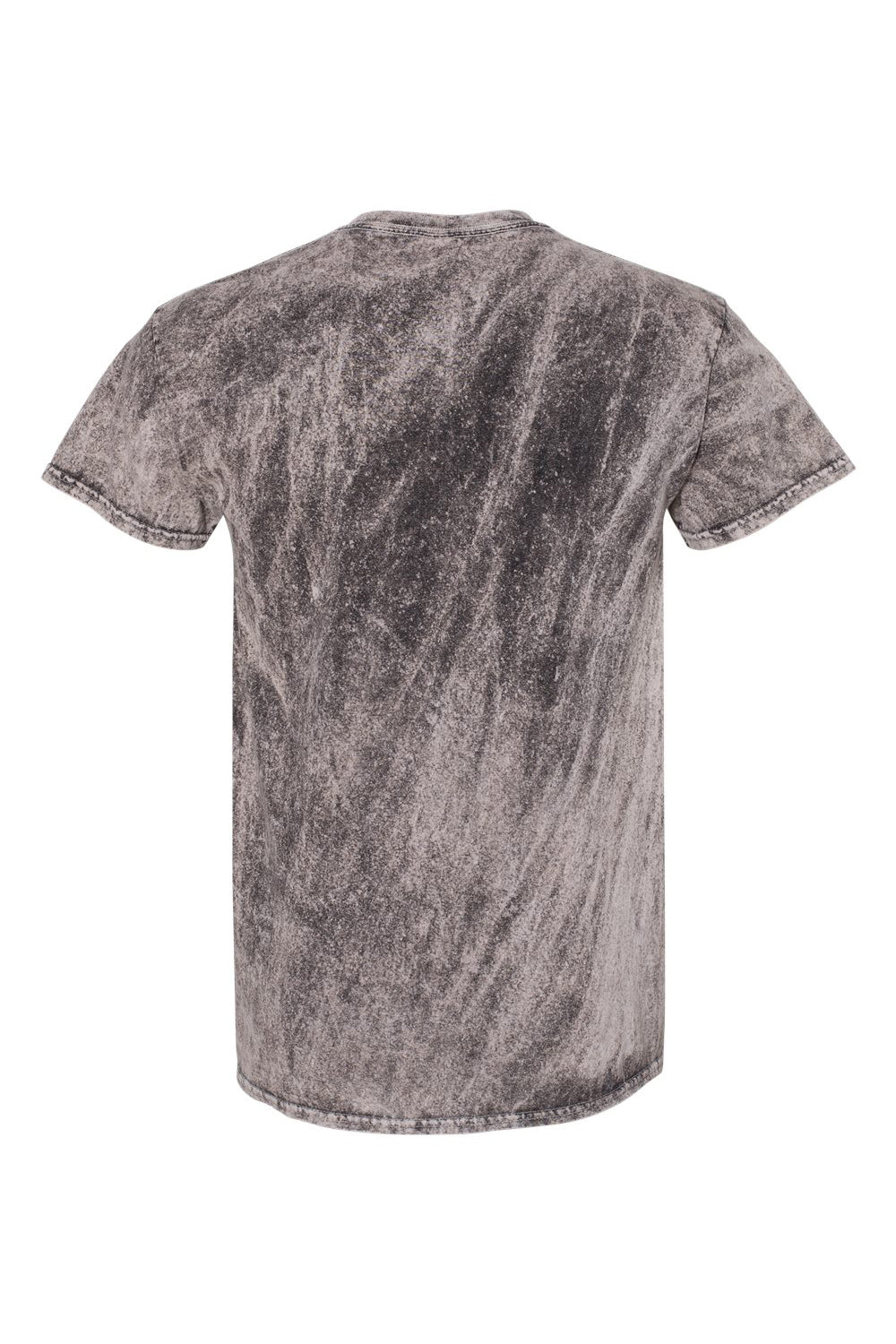 Dyenomite 200MW Mens Mineral Wash Short Sleeve Crewneck T-Shirt Grey Flat Back