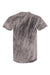 Dyenomite 200MW Mens Mineral Wash Short Sleeve Crewneck T-Shirt Grey Flat Back