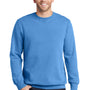 Port & Company Mens Beach Wash Fleece Crewneck Sweatshirt - Blue Moon