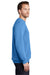 Port & Company PC098 Mens Beach Wash Fleece Crewneck Sweatshirt Blue Moon Model Side