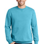 Port & Company Mens Beach Wash Fleece Crewneck Sweatshirt - Tidal Wave Blue