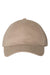 Valucap VC200 Mens Brushed Twill Hat Dark Khaki Flat Front