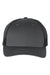 Richardson 115 Mens Low Pro Trucker Hat Charcoal Grey/Black Flat Front