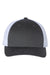 Richardson 115 Mens Low Pro Trucker Hat Charcoal Grey/White Flat Front