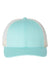 Richardson 115 Mens Low Pro Trucker Hat Aruba Blue/Birch Flat Front