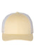 Richardson 115 Mens Low Pro Trucker Hat Pale Banana Yellow/Birch Flat Front