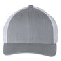 Richardson Mens R-Flex Stretch Fit Trucker Hat - Heather Grey/White - NEW