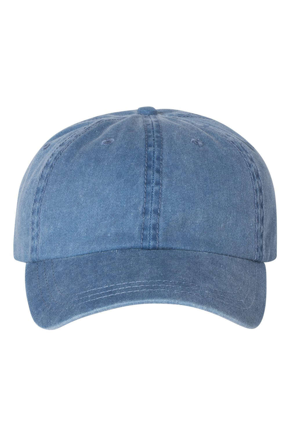 Sportsman SP500 Mens Pigment Dyed Hat Royal Blue Flat Front