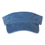 Sportsman Mens Pigment Dyed Adjustable Visor - Royal Blue - NEW