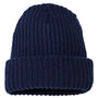 Sportsman Mens Chunky Cuffed Beanie - Navy Blue - NEW