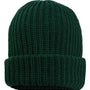 Sportsman Mens Chunky Cuffed Beanie - Forest Green - NEW