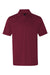 Sierra Pacific 0100 Mens Moisture Wicking Short Sleeve Polo Shirt Maroon Flat Front