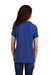 Port Authority YG503 Youth Silk Touch Wrinkle Resistant Short Sleeve Polo Shirt Royal Blue Model Back