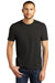 District DM130 Mens Perfect Tri Short Sleeve Crewneck T-Shirt Black Model Front