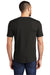 District DM130 Mens Perfect Tri Short Sleeve Crewneck T-Shirt Black Model Back