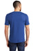 District DM130 Mens Perfect Tri Short Sleeve Crewneck T-Shirt Deep Royal Blue Model Back