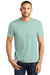 District DM130 Mens Perfect Tri Short Sleeve Crewneck T-Shirt Heather Dusty Sage Model Front