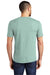 District DM130 Mens Perfect Tri Short Sleeve Crewneck T-Shirt Heather Dusty Sage Model Back