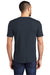 District DM130 Mens Perfect Tri Short Sleeve Crewneck T-Shirt New Navy Blue Model Back