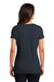 District DM1350L Womens Perfect Tri Short Sleeve V-Neck T-Shirt New Navy Blue Model Back