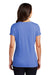 District DM1350L Womens Perfect Tri Short Sleeve V-Neck T-Shirt Royal Blue Frost Model Back