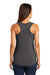 District DM138L Womens Perfect Tri Tank Top Heather Charcoal Grey Model Back