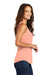 District DM138L Womens Perfect Tri Tank Top Heather Dusty Peach Model Side