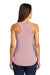 District DM138L Womens Perfect Tri Tank Top Heather Lavender Model Back