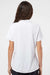 Adidas A231 Womens Performance UPF 50+ Short Sleeve Polo Shirt White Model Back