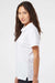 Adidas A231 Womens Performance UPF 50+ Short Sleeve Polo Shirt White Model Side