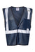 Kishigo B120-131 Mens EV Series Enhanced Visibility Non-ANSI Vest Navy Blue Flat Front