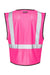 Kishigo B120-131 Mens EV Series Enhanced Visibility Non-ANSI Vest Pink Flat Back