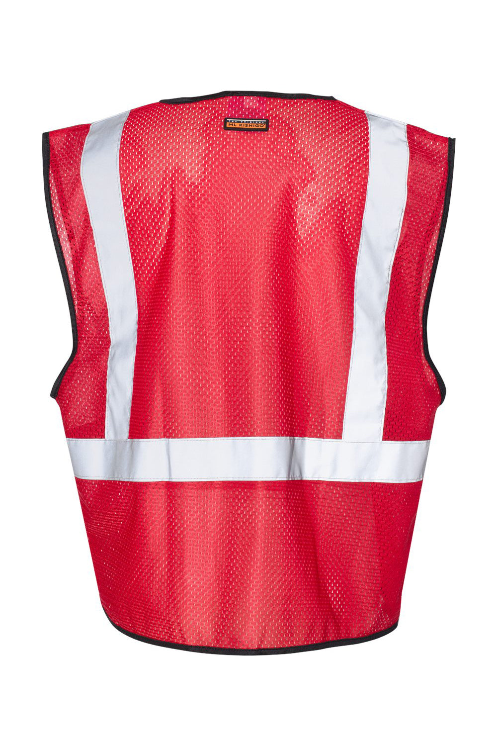 Kishigo B120-131 Mens EV Series Enhanced Visibility Non-ANSI Vest Red Flat Back