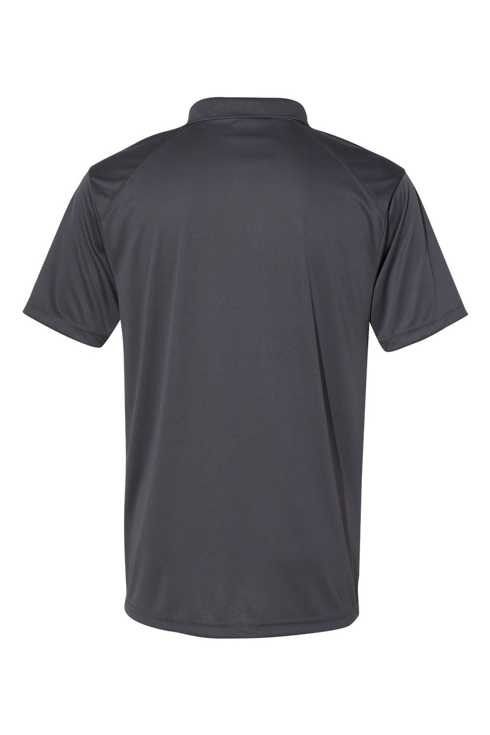 C2 Sport 5900 Mens Utility Moisture Wicking Short Sleeve Polo Shirt Graphite Grey Flat Back