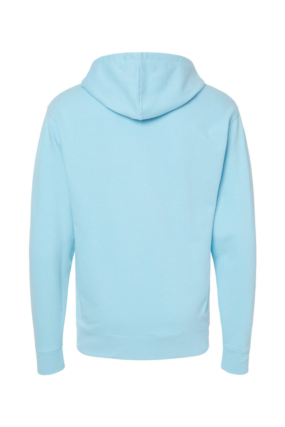 Independent Trading Co. SS4500 Mens Hooded Sweatshirt Hoodie Aqua Blue Flat Back