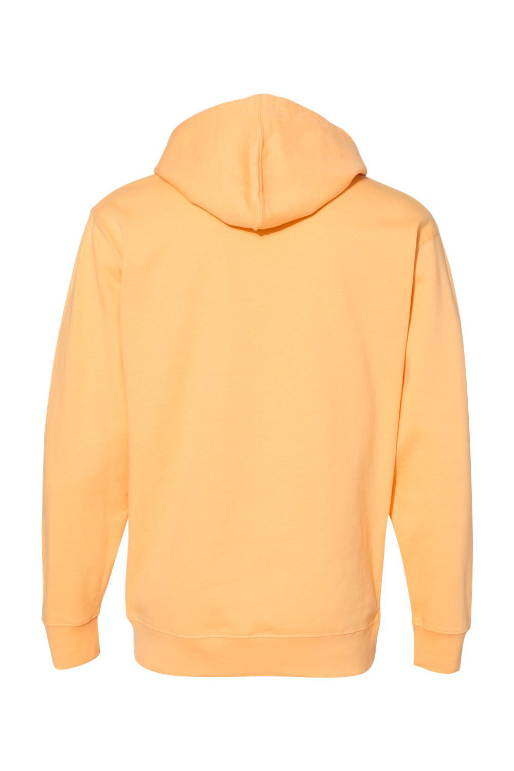 Independent Trading Co. SS4500 Mens Hooded Sweatshirt Hoodie Peach Flat Back